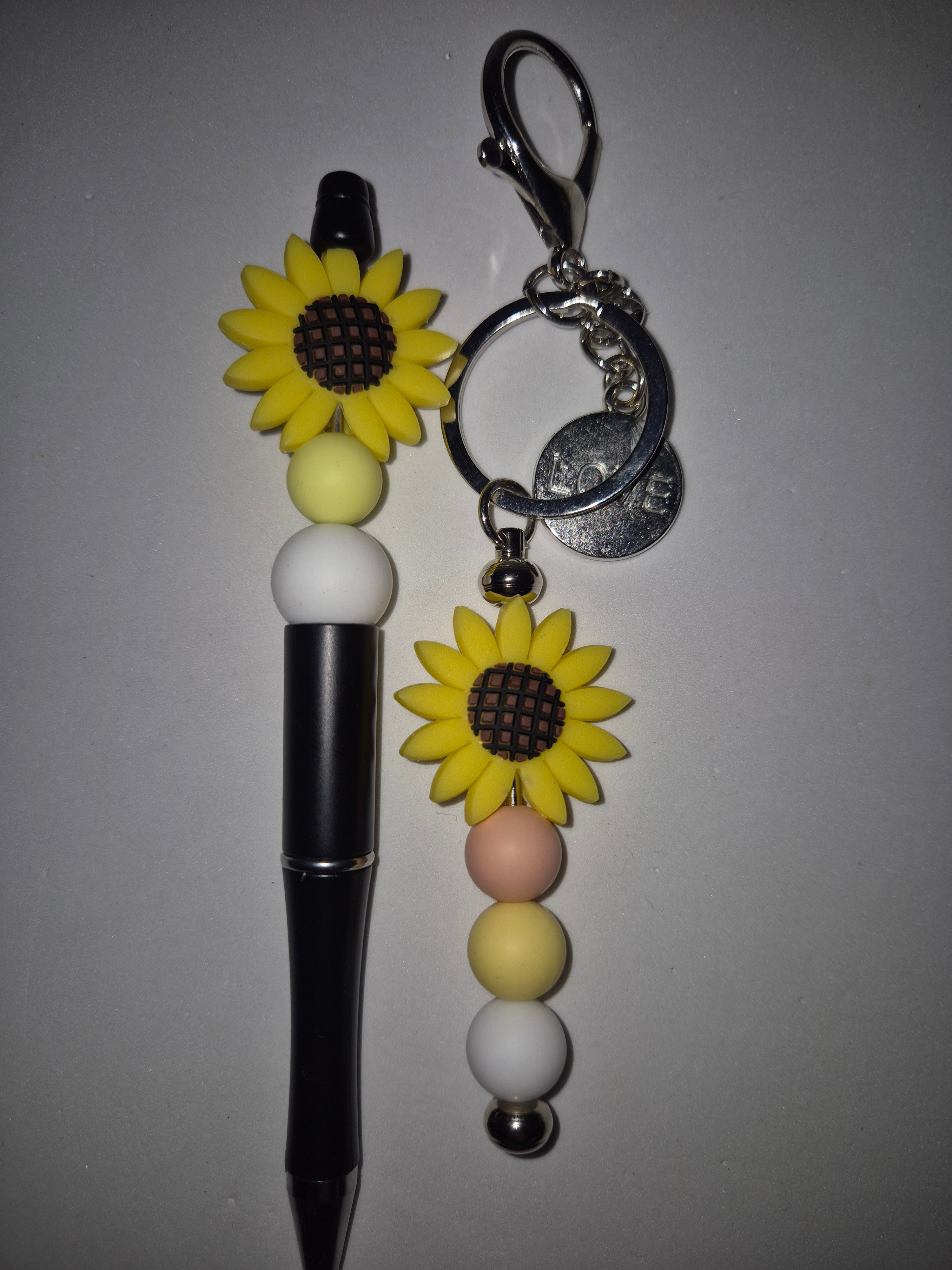 Mummy & Me Beaded Keychain and Pen Set