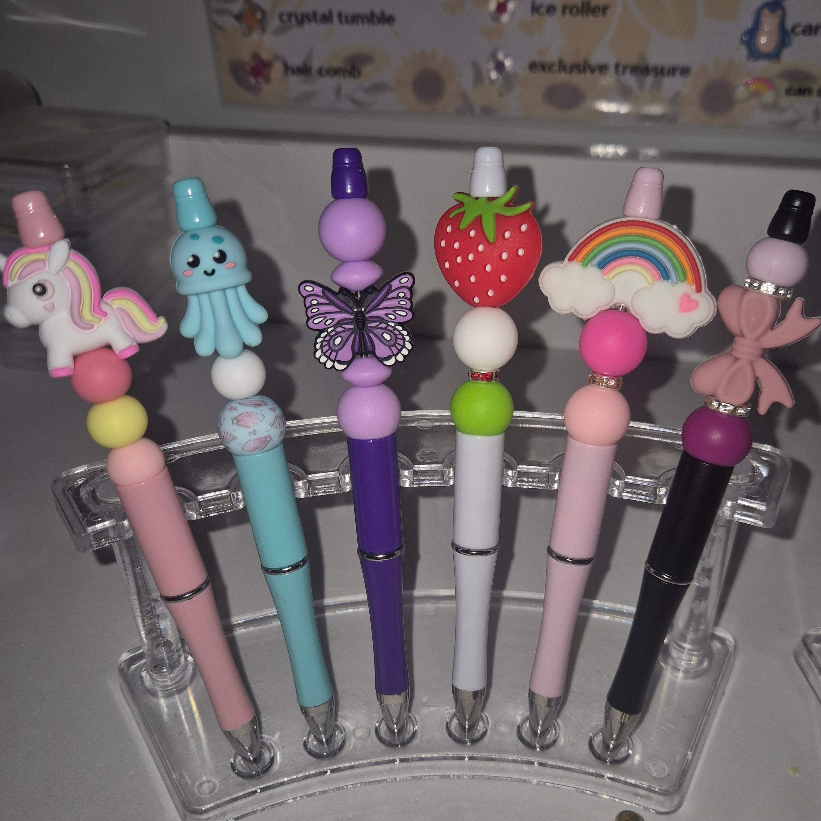 Mummy & Me Beaded Keychain and Pen Set