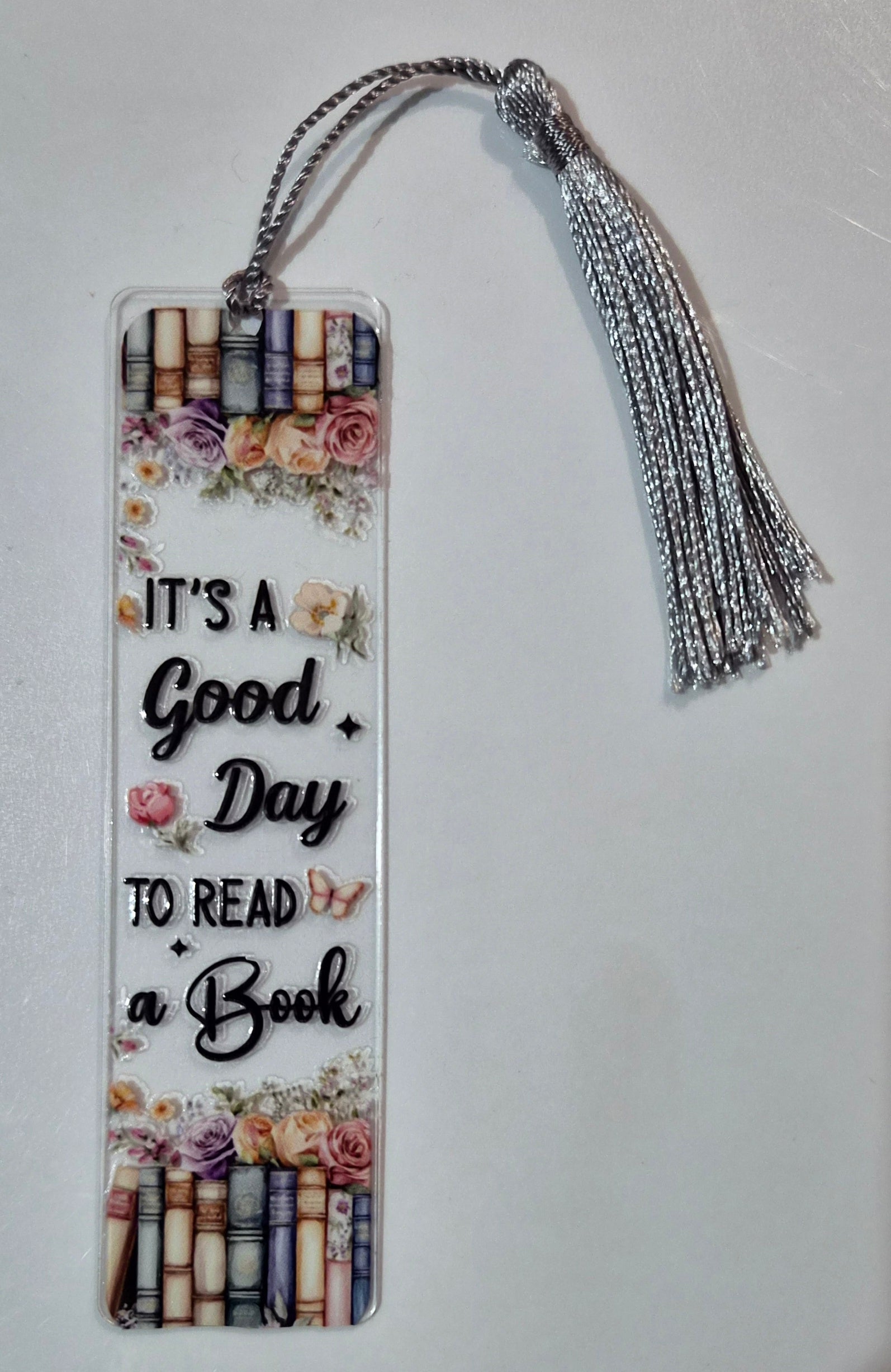 Mummy and Me Acrylic Bookmark Floral Quotes Collection