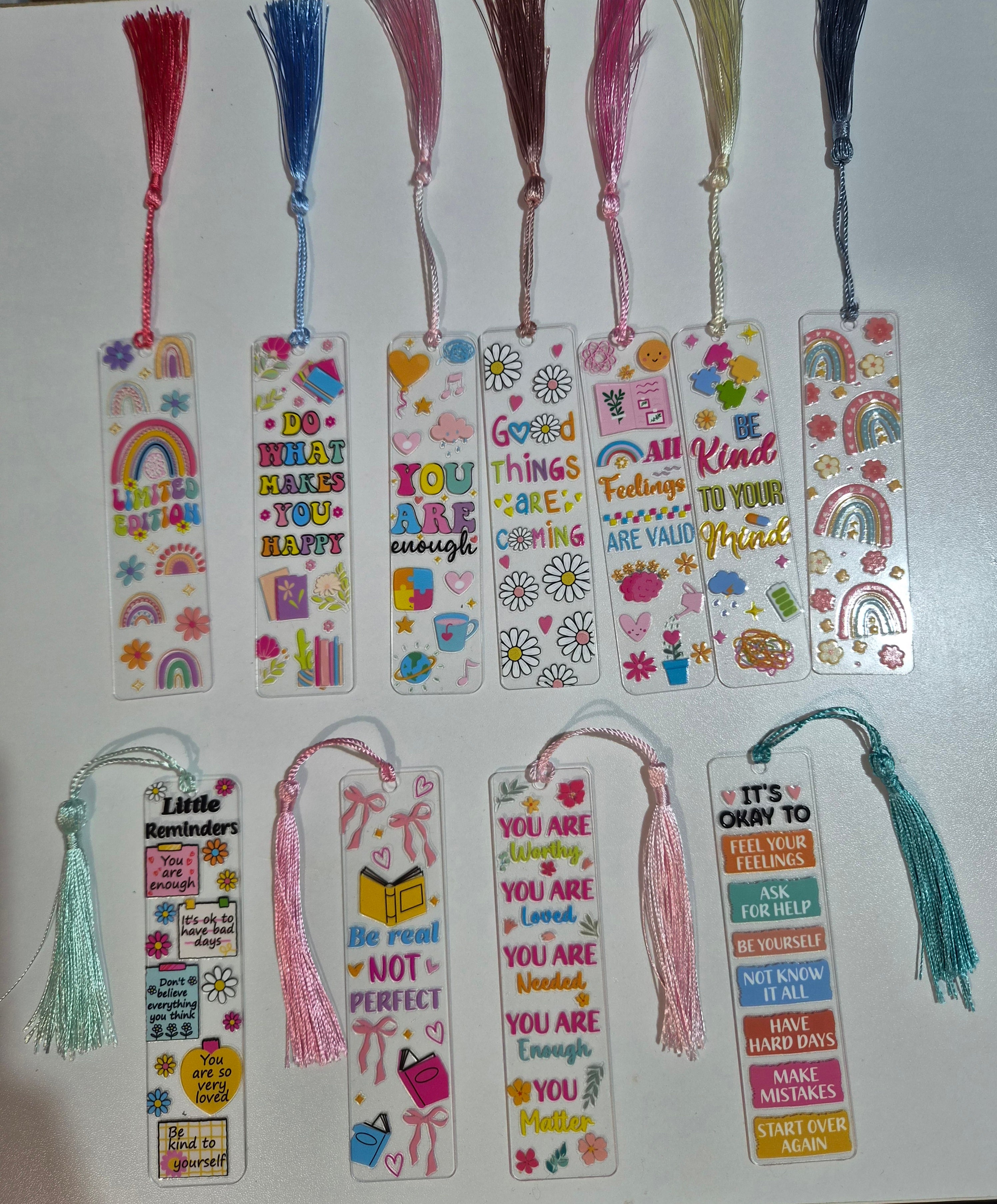 Mummy and Me Acrylic Bookmark Self Love Collection