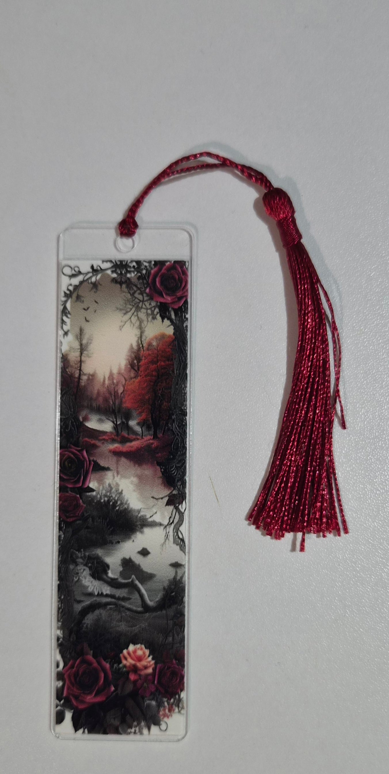 Mummy and Me Acrylic Bookmark Gothic Garden Collection