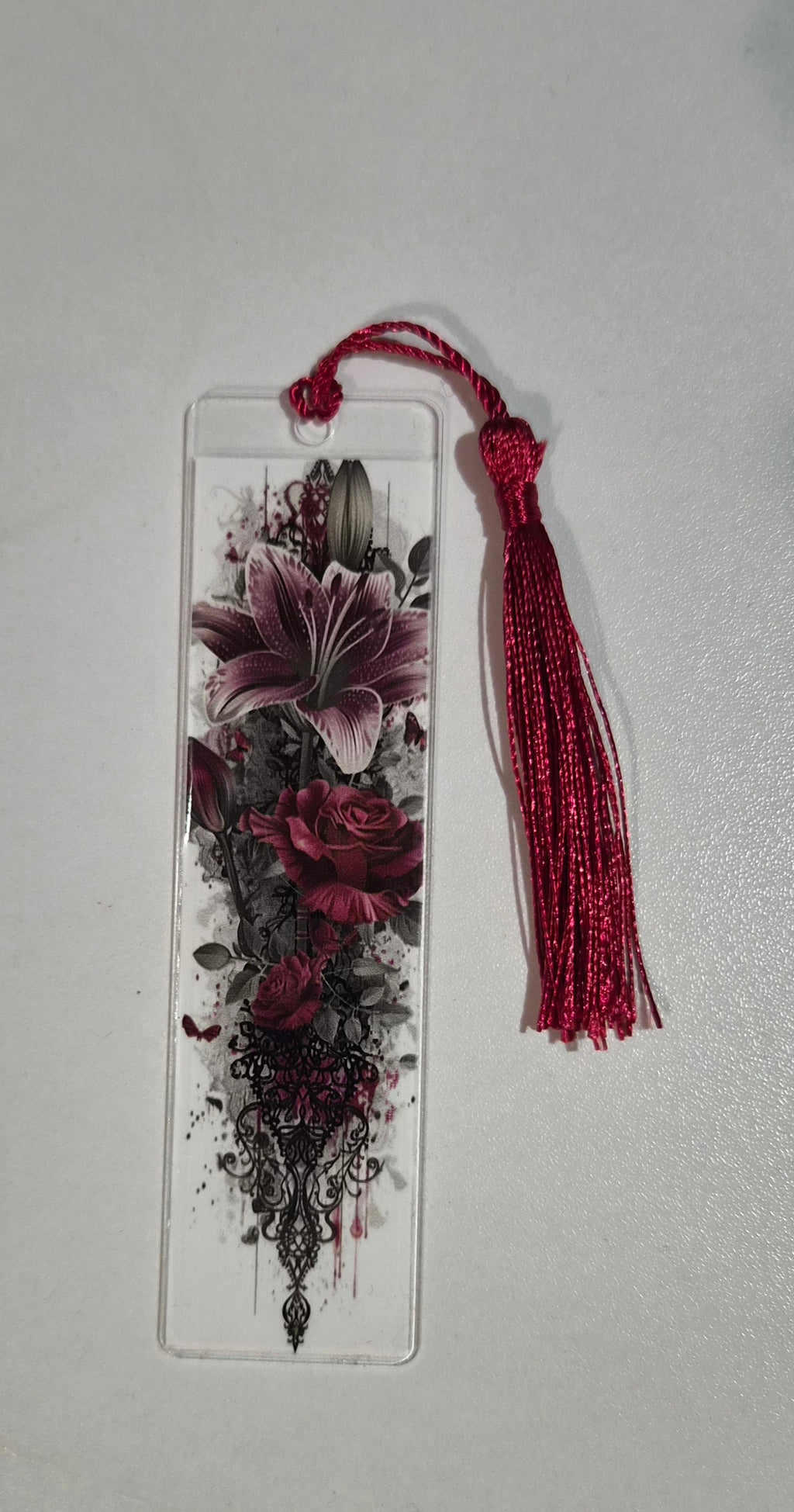 Mummy and Me Acrylic Bookmark Gothic Garden Collection