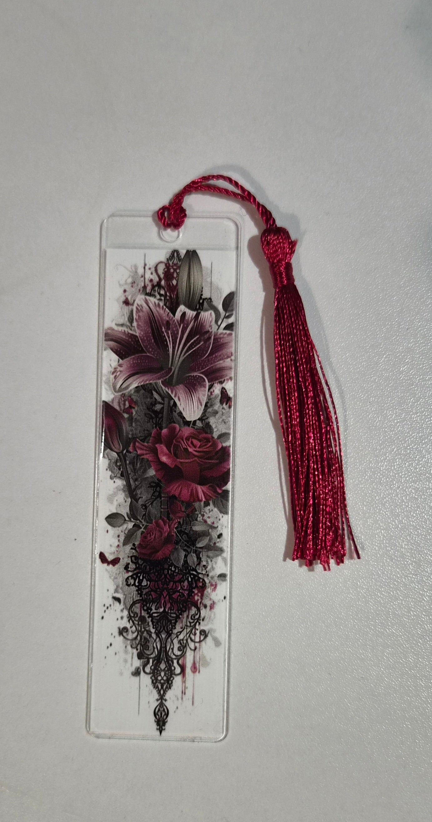 Mummy and Me Acrylic Bookmark Gothic Garden Collection