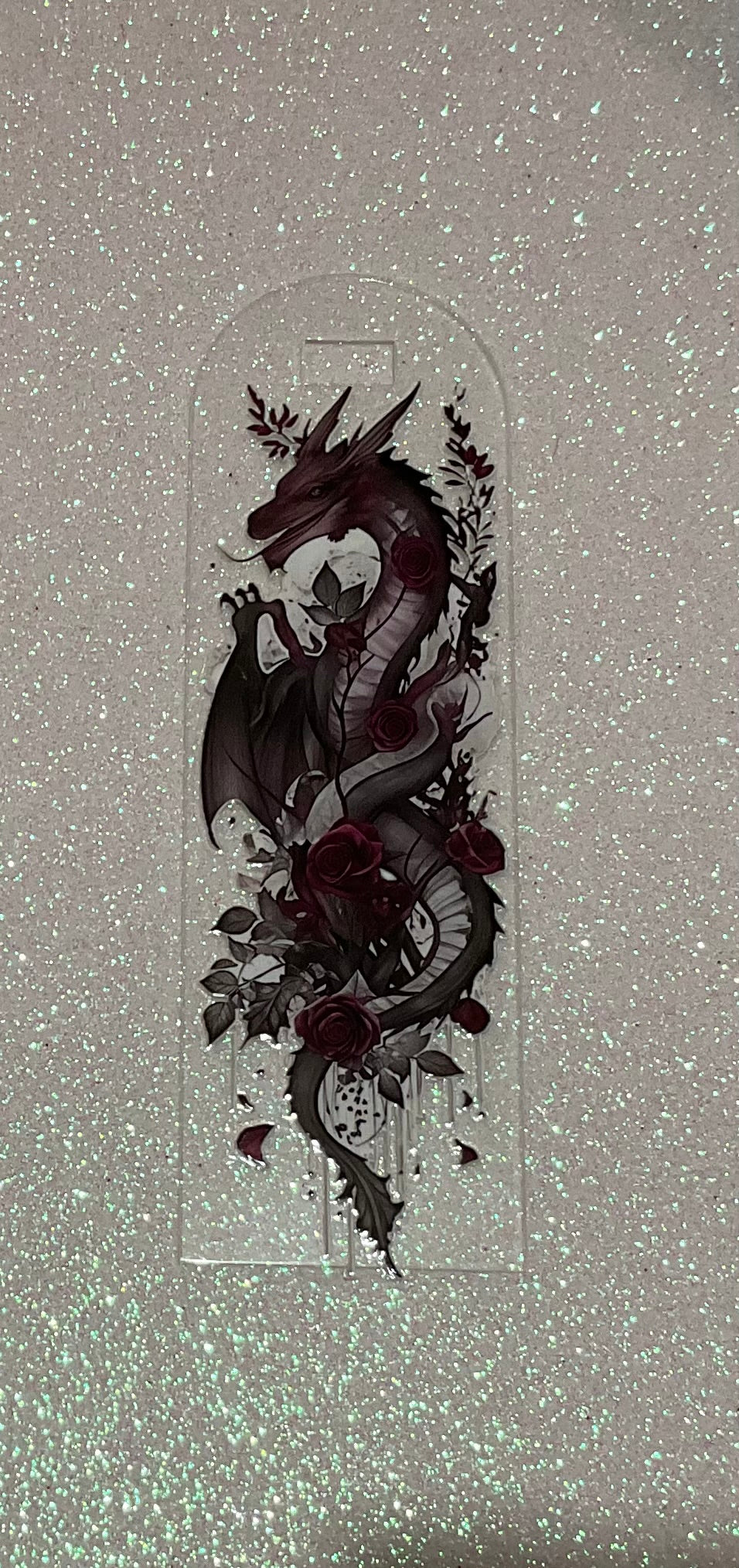 Mummy and Me Acrylic Bookmark Gothic Garden Collection