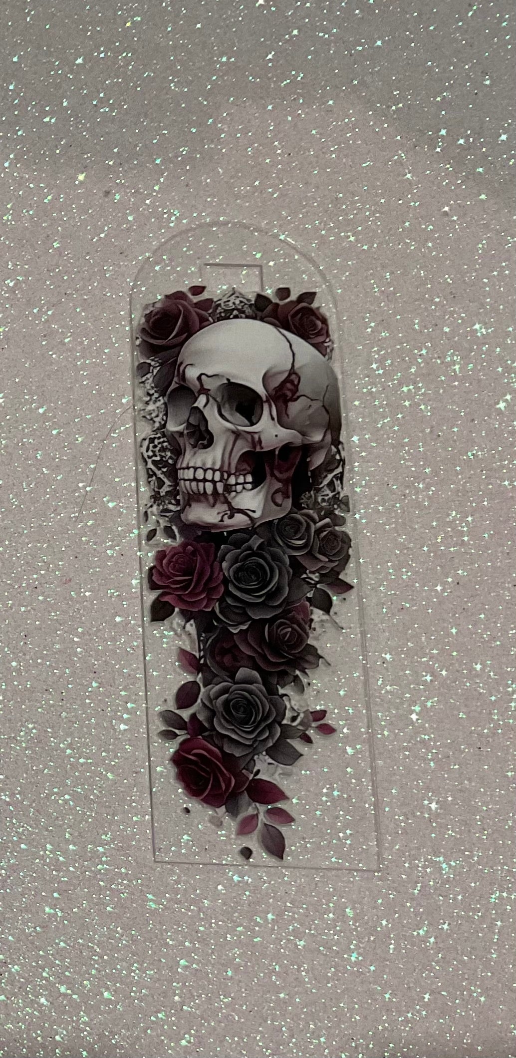 Mummy and Me Acrylic Bookmark Gothic Garden Collection