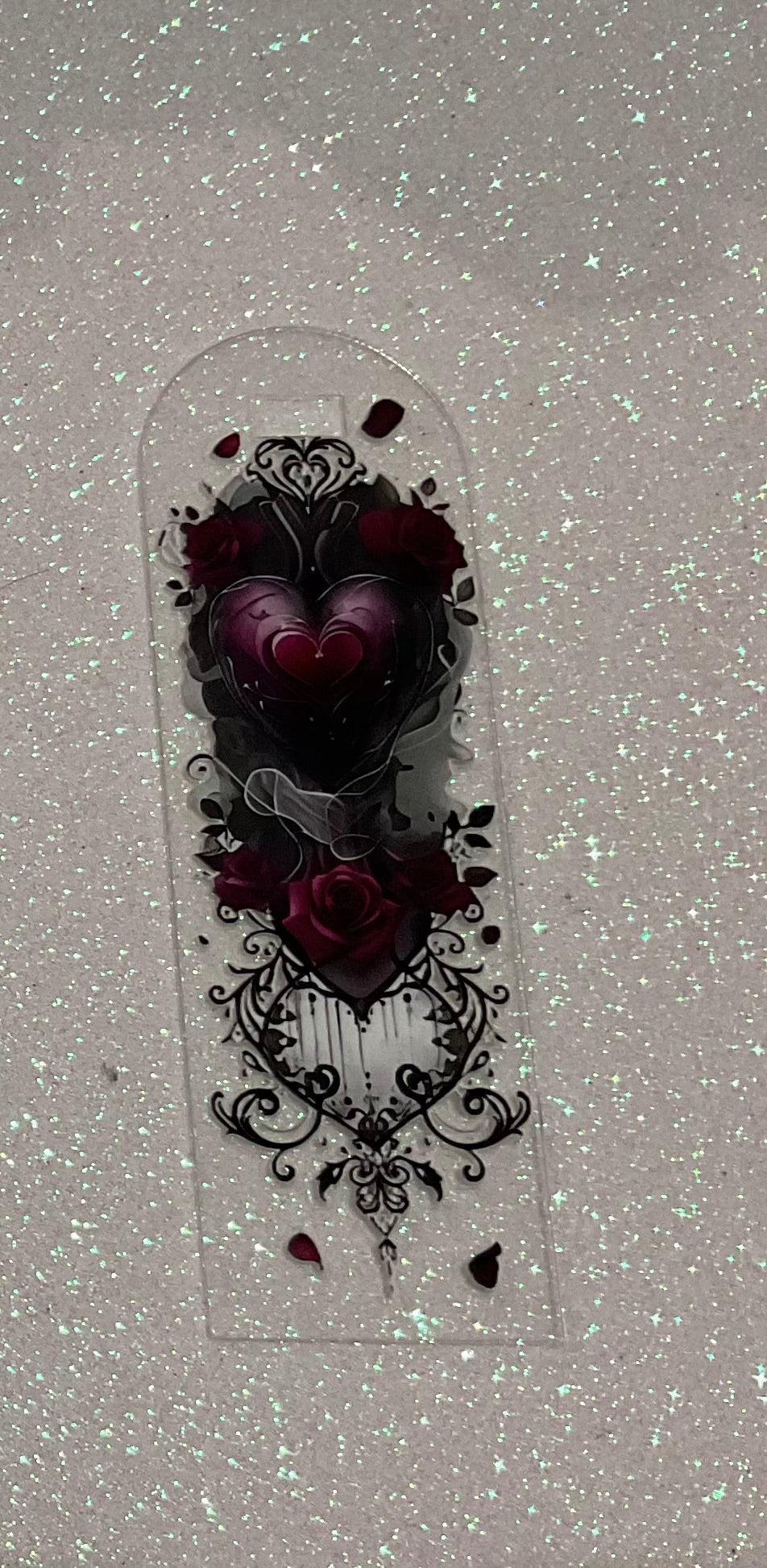Mummy and Me Acrylic Bookmark Gothic Garden Collection