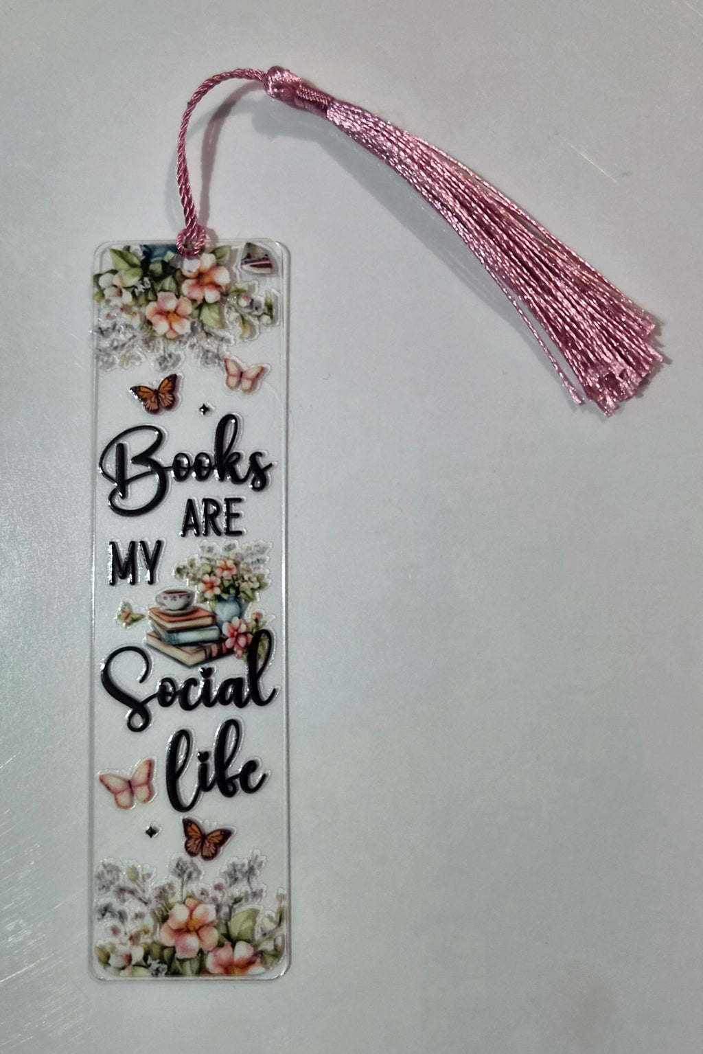 Mummy and Me Acrylic Bookmark Floral Quotes Collection