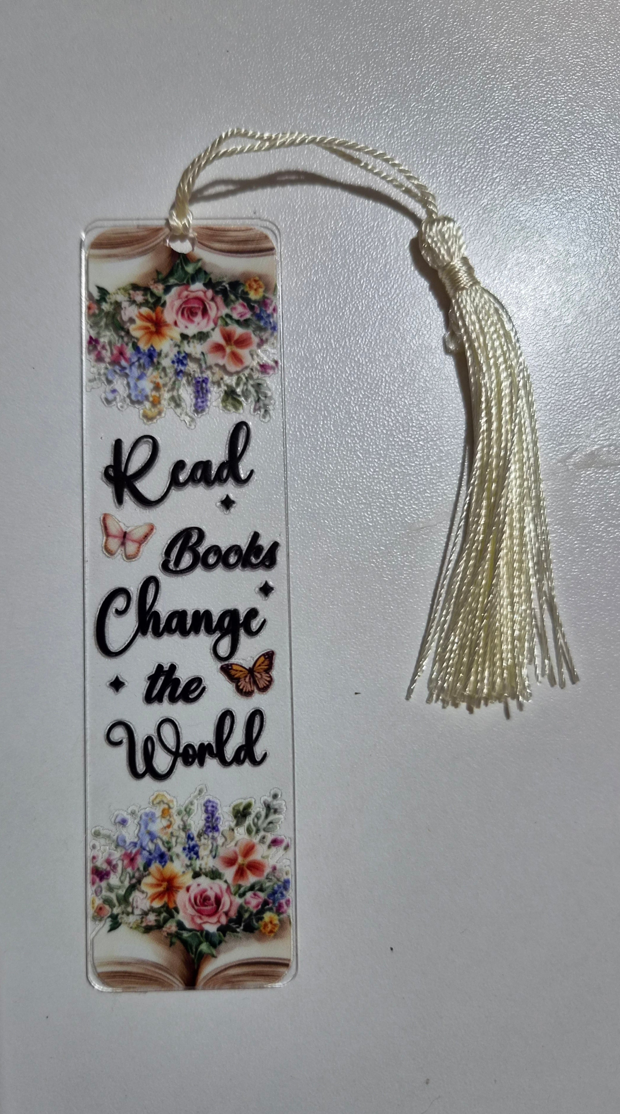 Mummy and Me Acrylic Bookmark Floral Quotes Collection