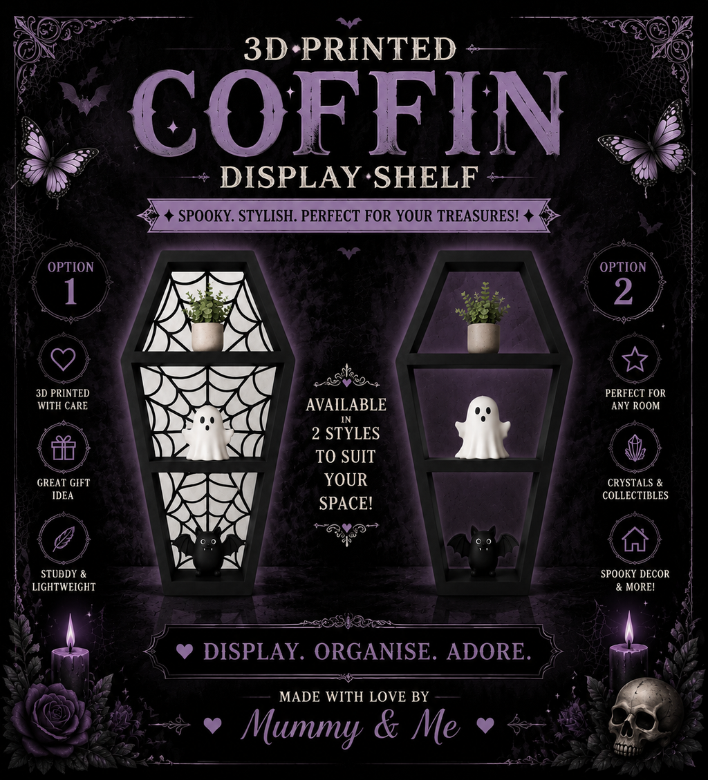 3D Printed Spooky Shelf Collection