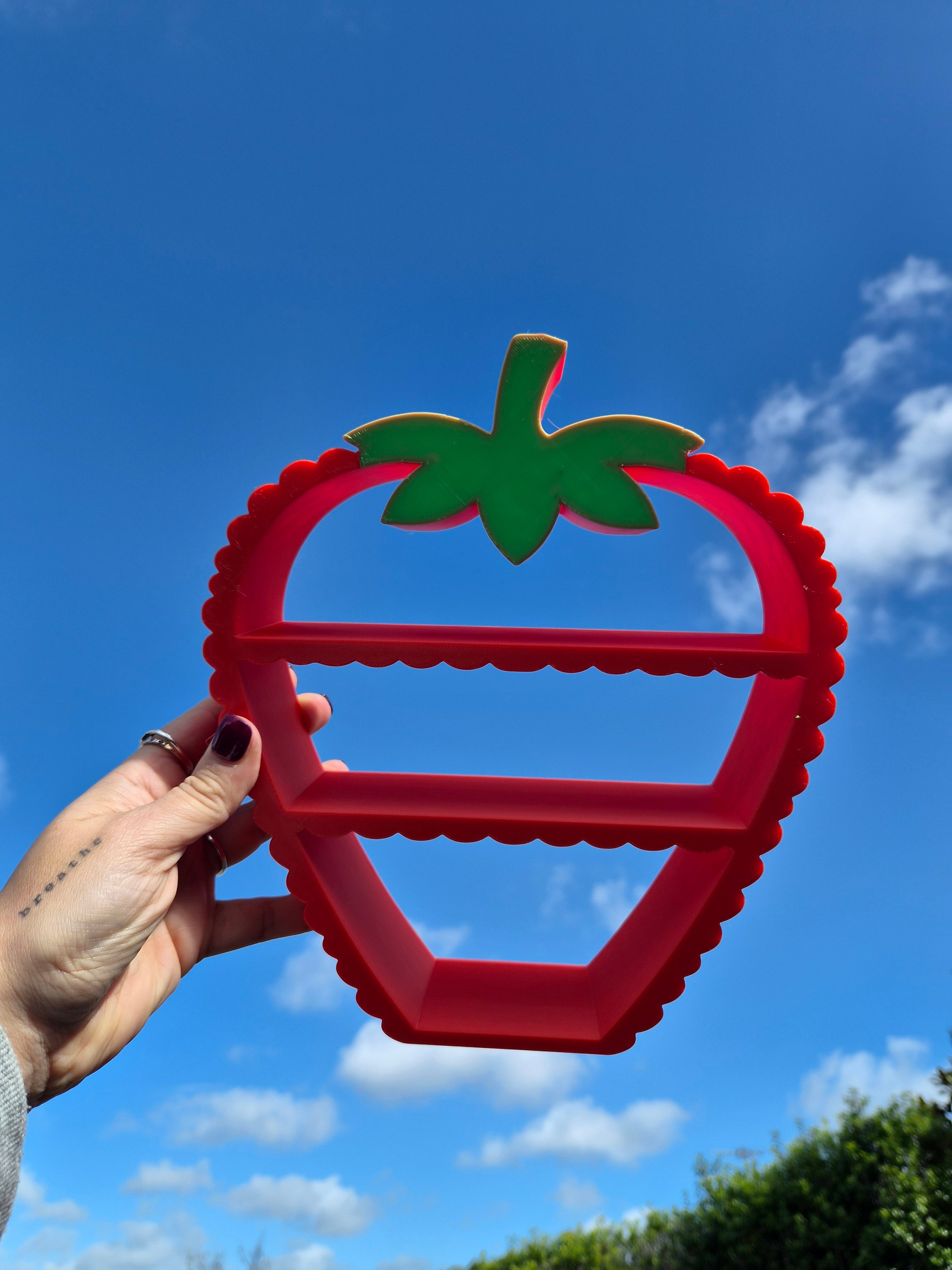 Strawberry 3D Printed Display Shelves