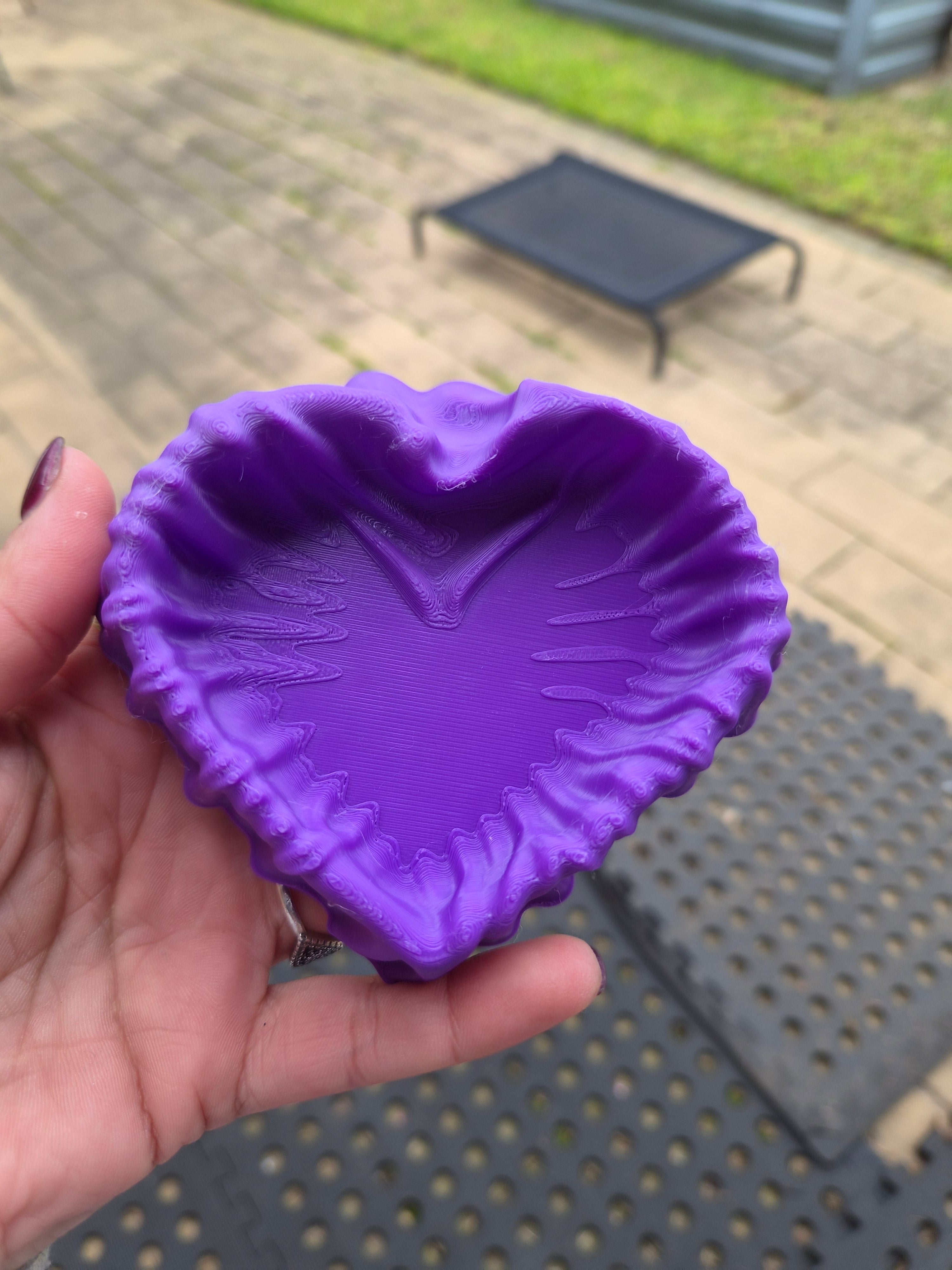 3D Printed Heart trinket bowl
