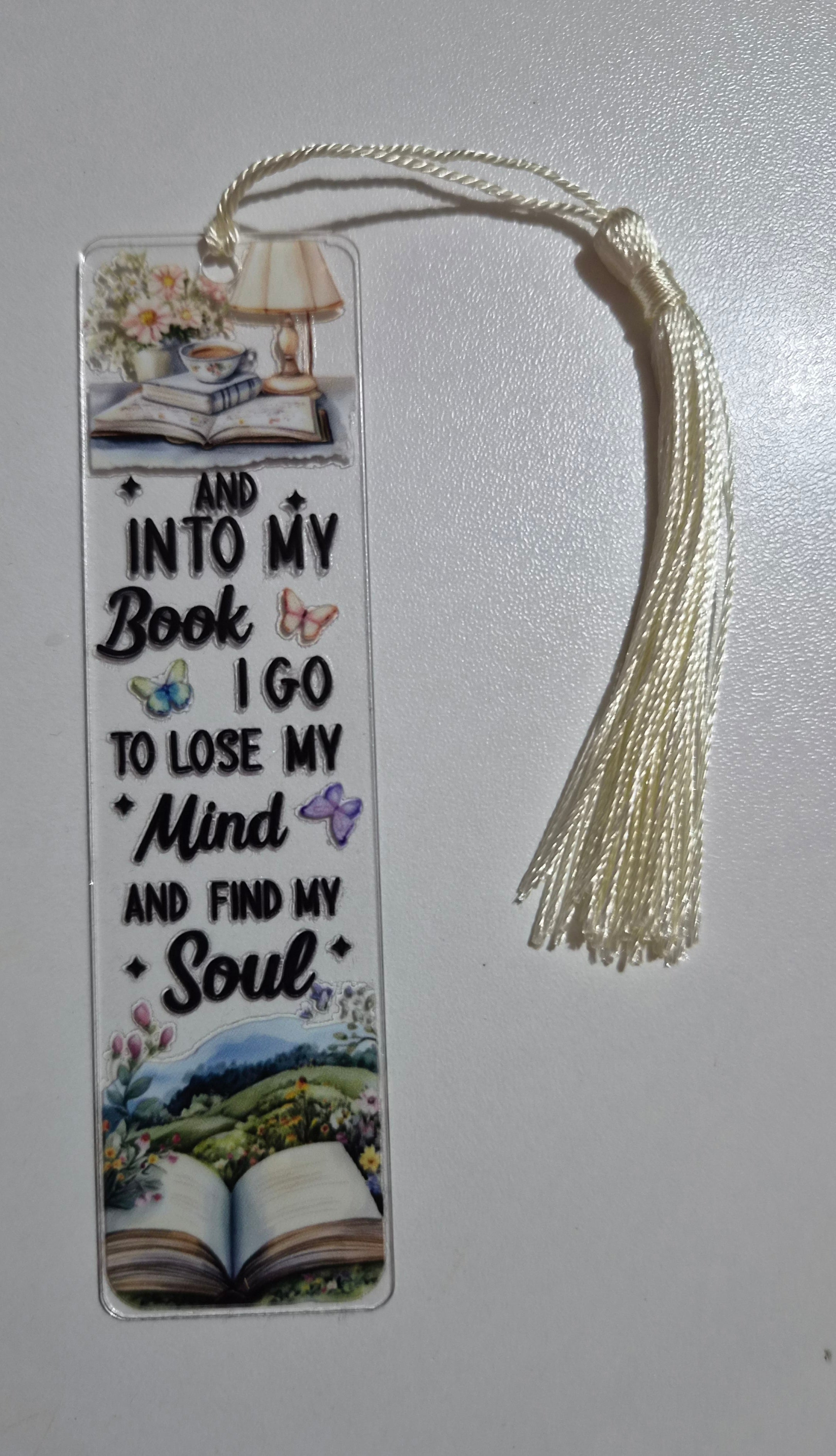 Mummy and Me Acrylic Bookmark Floral Quotes Collection