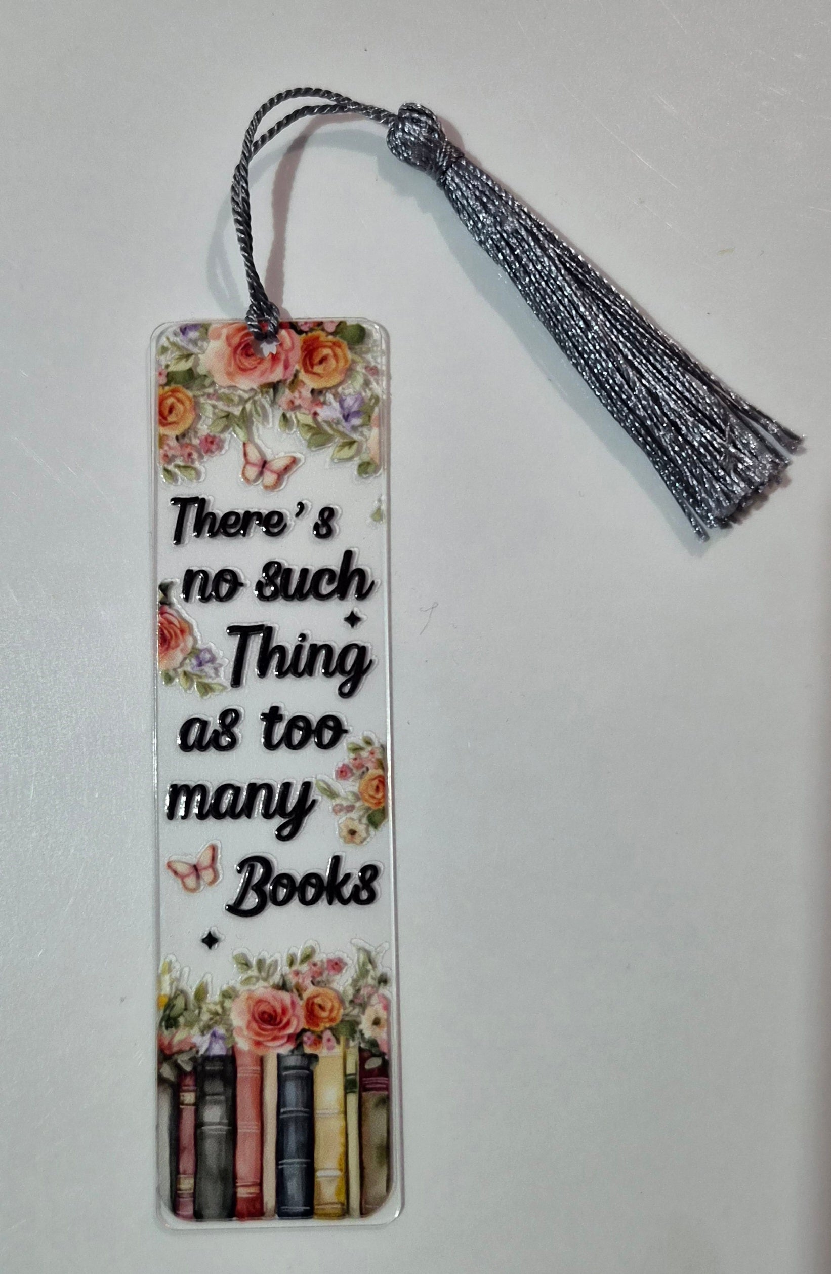 Mummy and Me Acrylic Bookmark Floral Quotes Collection