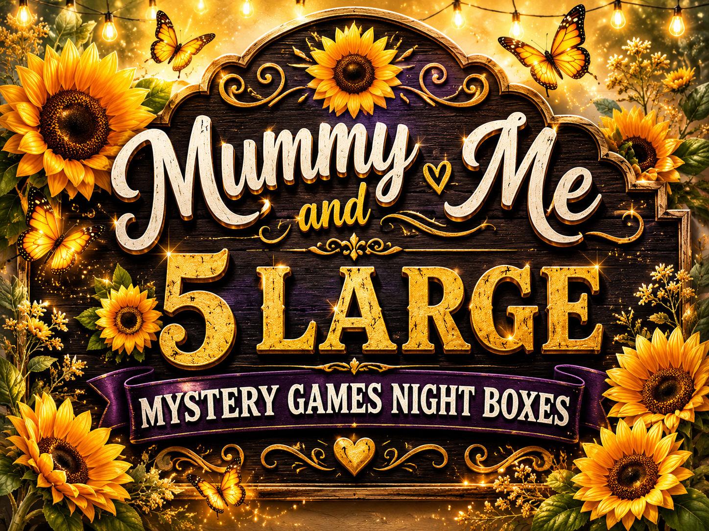 Large Mystery Games Night Box