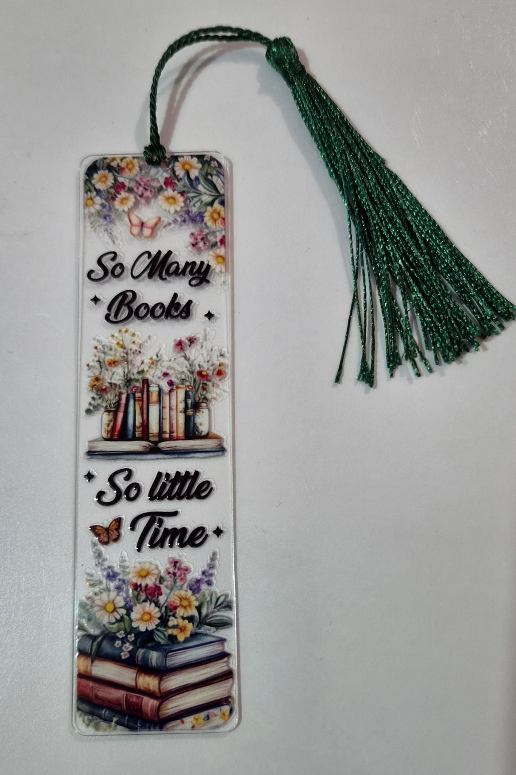 Mummy and Me Acrylic Bookmark Floral Quotes Collection