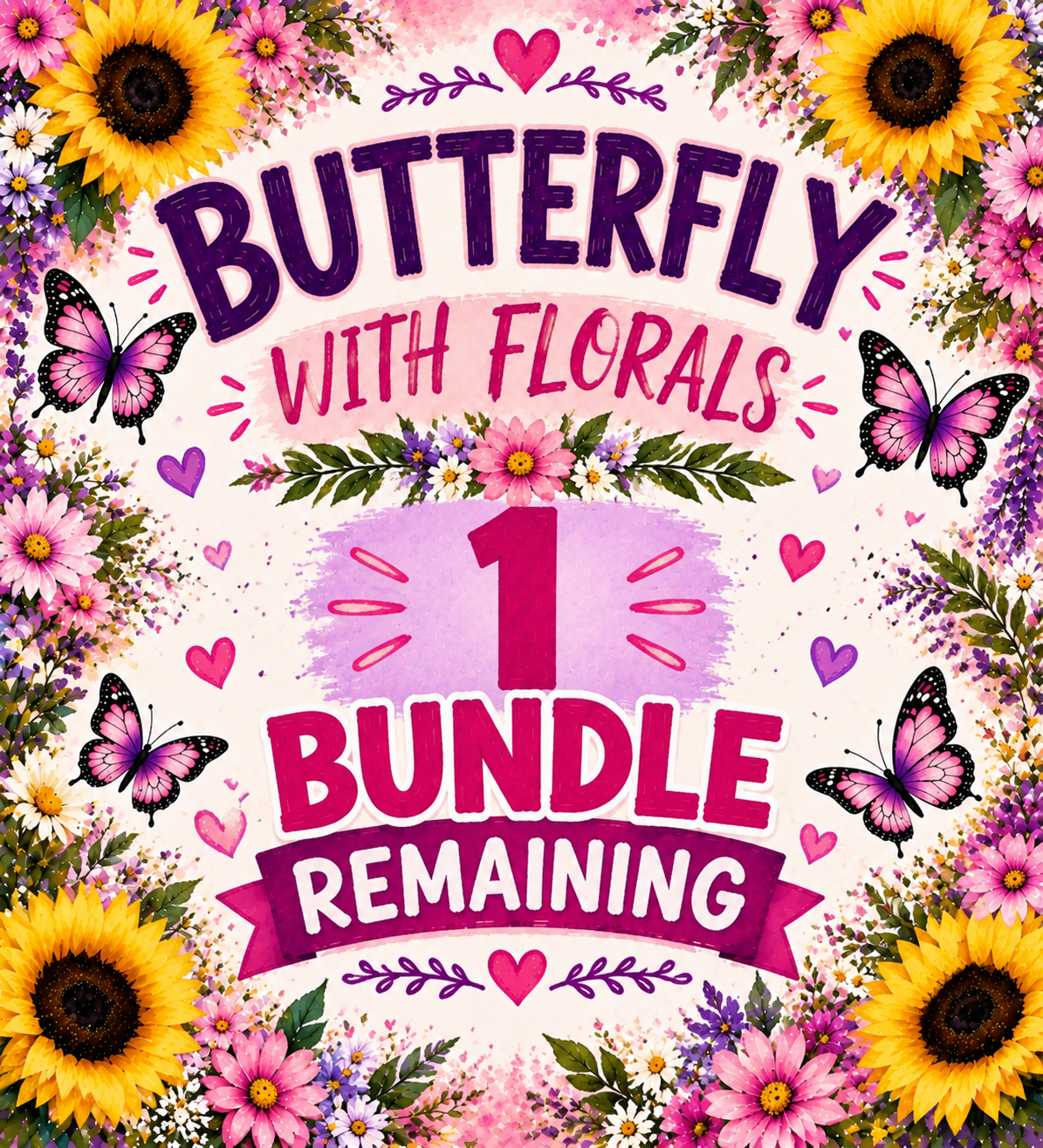 Mummy & Me Butterfly with florals Mystery Bundle